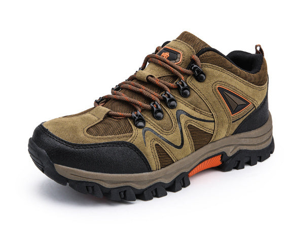 Outdoor Sports Men's Suede Low Top Hiking Shoes