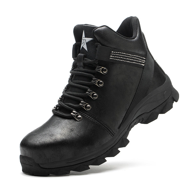 steel toe high top sneakers