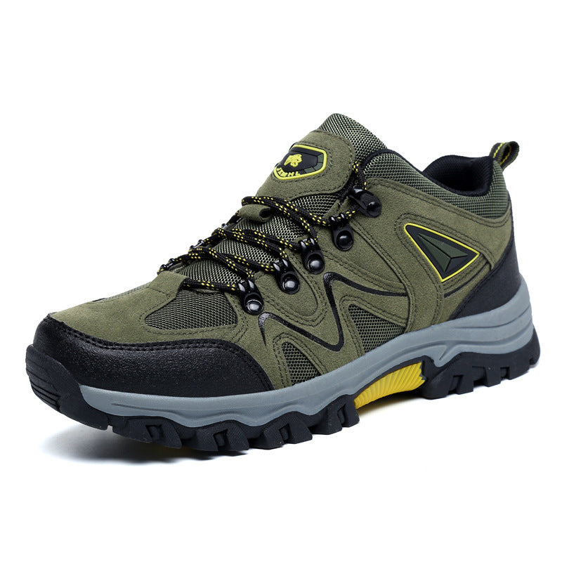 Outdoor Sports Men's Suede Low Top Hiking Shoes