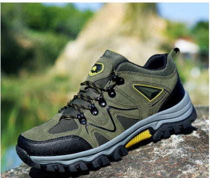 Outdoor Sports Men's Suede Low Top Hiking Shoes