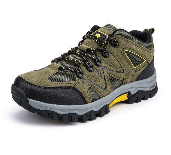 Outdoor Sports Men's Suede Low Top Hiking Shoes